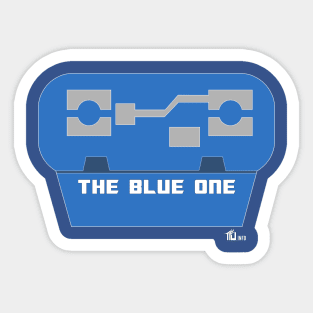 The Blue One Sticker